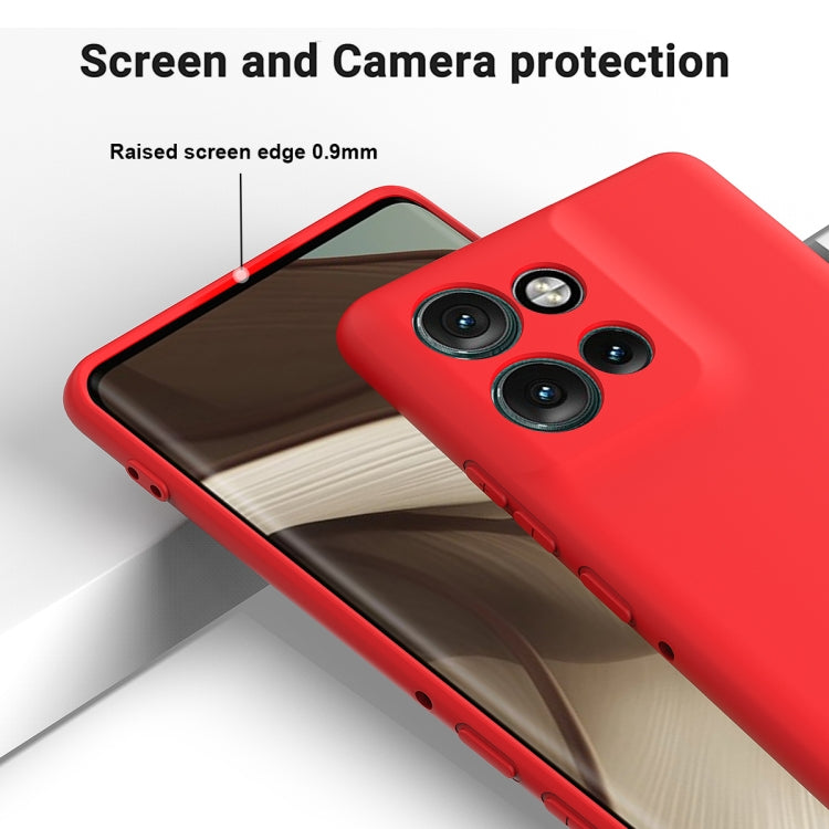 For Motorola Edge 50 Neo / Moto S50 Solid Color Liquid Silicone Dropproof Full Coverage Phone Case(Red) - free shipping - PMC TechLife - Order now!