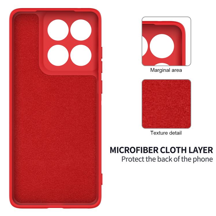 For Motorola Edge 60 Fusion / Edge 60 Solid Color Liquid Silicone Dropproof Full Coverage Phone Case(Red) - free shipping - PMC TechLife - Order now!