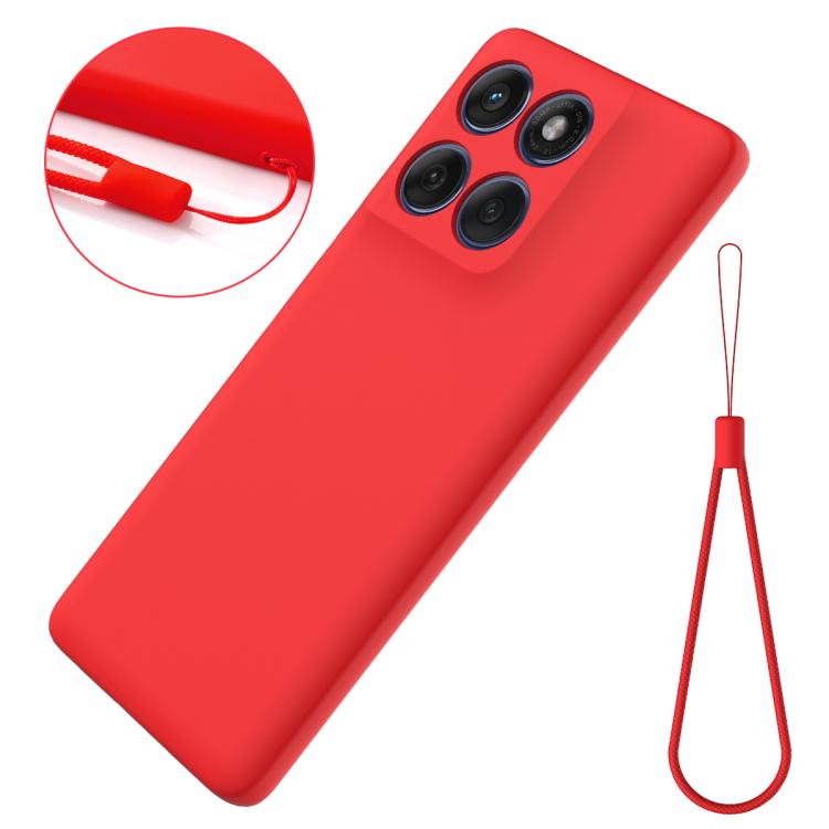 For Motorola Edge 60 Fusion / Edge 60 Solid Color Liquid Silicone Dropproof Full Coverage Phone Case(Red) - free shipping - PMC TechLife - Order now!