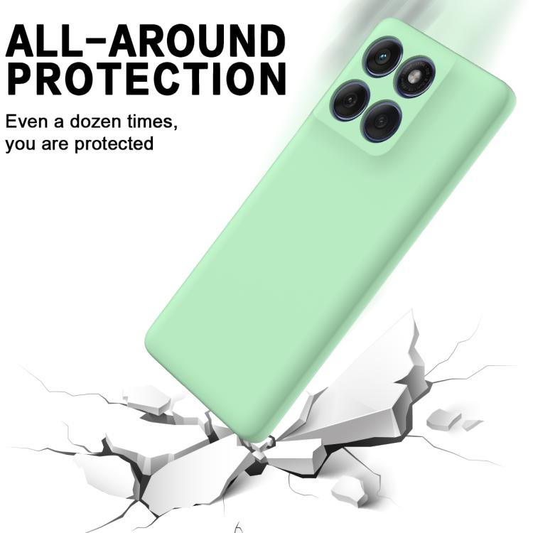 For Motorola Edge 60 Fusion / Edge 60 Solid Color Liquid Silicone Dropproof Full Coverage Phone Case(Green) - free shipping - PMC TechLife - Order now!