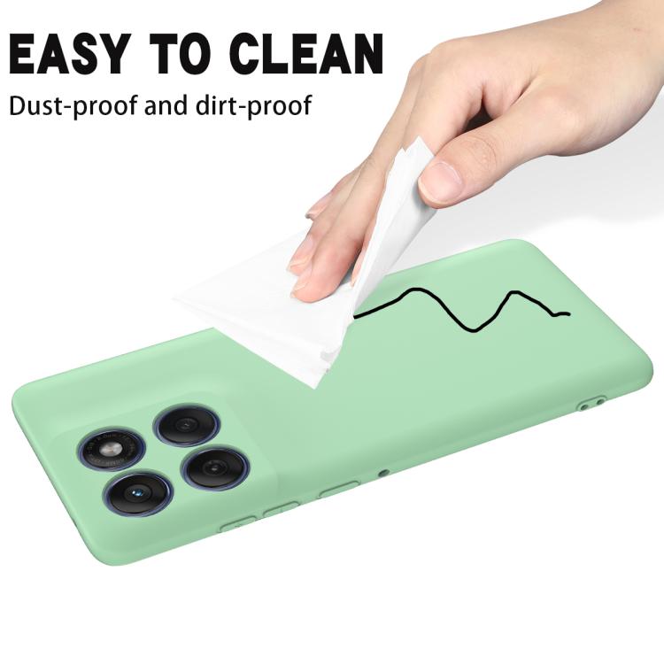 For Motorola Edge 60 Fusion / Edge 60 Solid Color Liquid Silicone Dropproof Full Coverage Phone Case(Green) - free shipping - PMC TechLife - Order now!