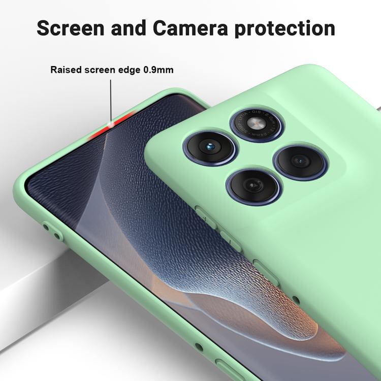 For Motorola Edge 60s Solid Color Liquid Silicone Dropproof Full Coverage Phone Case(Green) - free shipping - PMC TechLife - Order now!