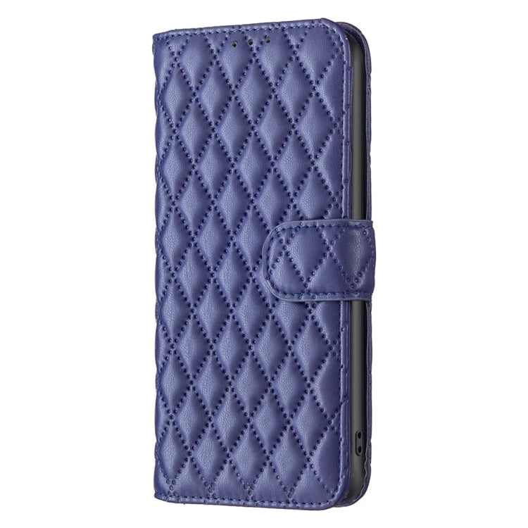 For Samsung Galaxy S25 Ultra 5G Diamond Lattice Wallet Flip Leather Phone Case(Blue) - Galaxy S25 Ultra 5G Cases by PMC Jewellery | Online Shopping South Africa | PMC Jewellery | Buy Now Pay Later Mobicred