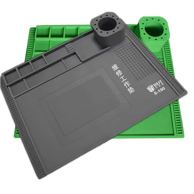 BEST S-190 High-temperature Resistant Silicone Pad Workbench Pad(Grey) - Working Mat by BEST | Online Shopping South Africa | PMC TechLife | Buy Now Pay Later Mobicred