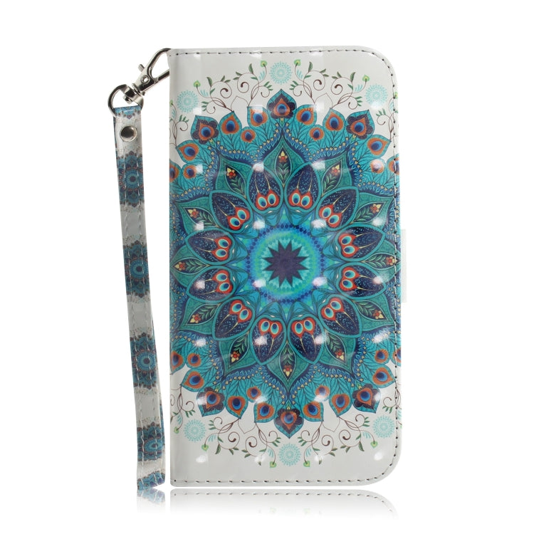 For Xiaomi Redmi K70 Pro / K70 3D Colored Flip Leather Phone Case(Peacock Wreath) - K70 Cases by PMC Jewellery | Online Shopping South Africa | PMC Jewellery | Buy Now Pay Later Mobicred