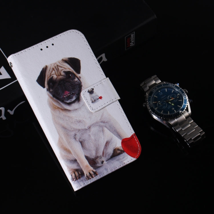 For Xiaomi Redmi K70 Pro / K70 Coloured Drawing Flip Leather Phone Case(Pug) - free shipping - PMC Jewellery - Order now!