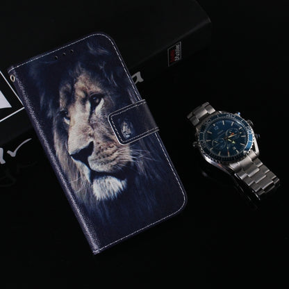 For Xiaomi Redmi K70 Pro / K70 Coloured Drawing Flip Leather Phone Case(Lion) - K70 Cases by PMC Jewellery | Online Shopping South Africa | PMC Jewellery | Buy Now Pay Later Mobicred