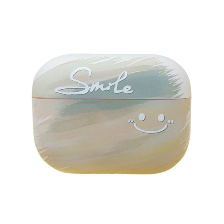 For AirPods Pro Smile Clouds Earbuds Box Frosted TPU Case(Green) - For AirPods Pro by PMC Jewellery | Online Shopping South Africa | PMC Jewellery | Buy Now Pay Later Mobicred