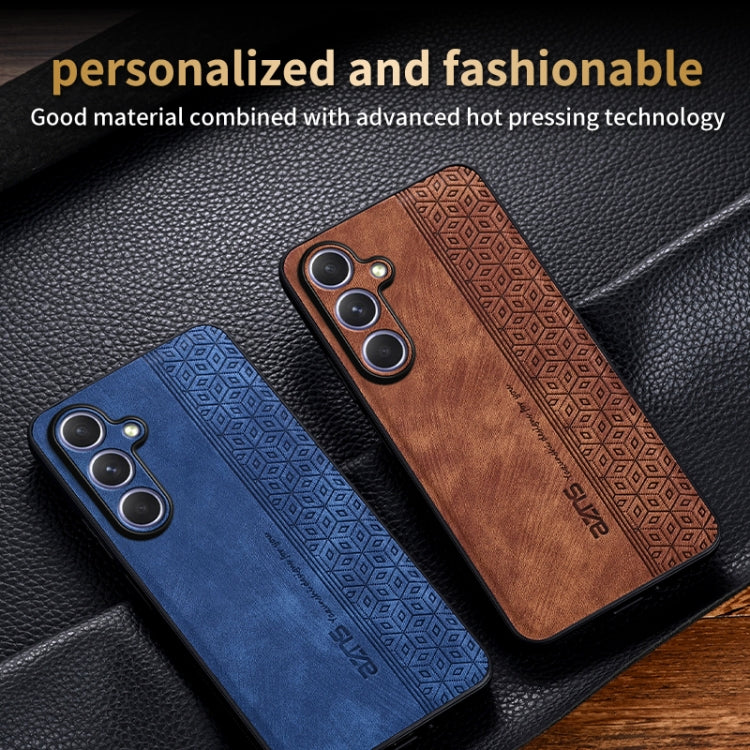 For Samsung Galaxy S25 5G AZNS 3D Embossed Skin Feel Phone Case(Sapphire Blue) - Galaxy S25 5G Cases by AZNS | Online Shopping South Africa | PMC Jewellery | Buy Now Pay Later Mobicred