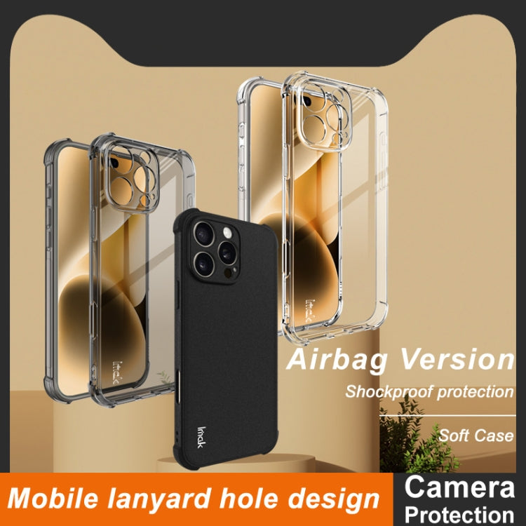 For iPhone 16 Pro Max imak Shockproof Airbag TPU Phone Case(Transparent) - free shipping - PMC TechLife - Order now!