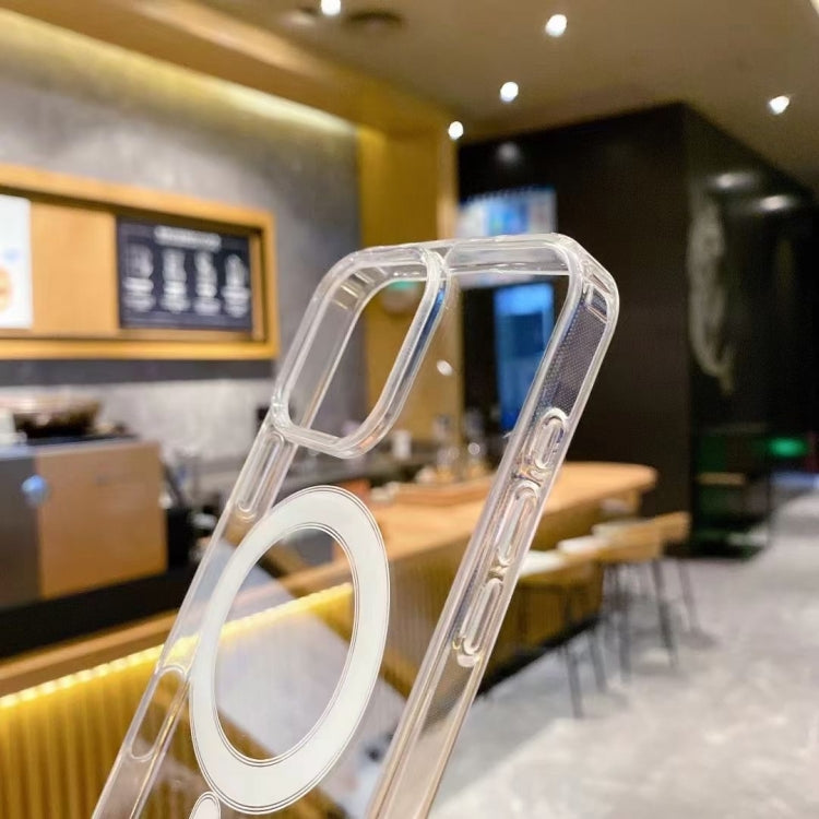 For iPhone 16 Pro Max Large Hole Camera MagSafe Magnetic Clear Acrylic TPU Case(Transparent) - iPhone 16 Pro Max Cases by PMC TechLife | Online Shopping South Africa | PMC TechLife | Buy Now Pay Later Mobicred