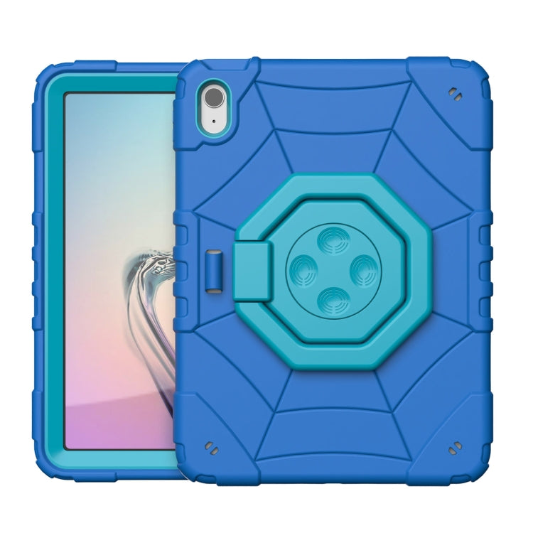 For iPad Air 11 2025 / 2024 Spider Turntable Handle Stress Relief Tablet Case(Blue) - iPad Air 11 2025 / 2024 Cases by PMC TechLife | Online Shopping South Africa | PMC TechLife | Buy Now Pay Later Mobicred