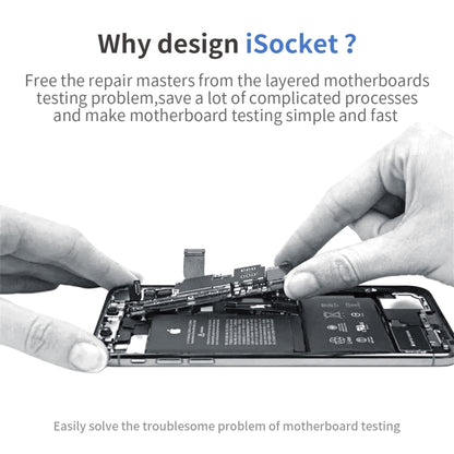 QianLi iSocket Series 8 in 1 Motherboard Layered Test Stand For iPhone 15 Series - Repair Platform by QIANLI | Online Shopping South Africa | PMC Jewellery | Buy Now Pay Later Mobicred