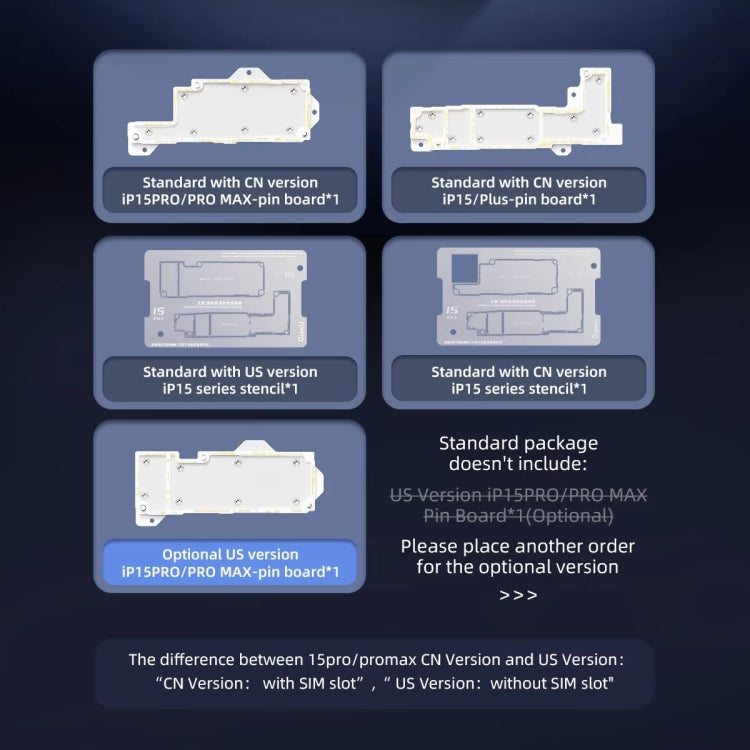 QianLi iSocket Series 8 in 1 Motherboard Layered Test Stand For iPhone 15 Series - free shipping - PMC TechLife - Order now!