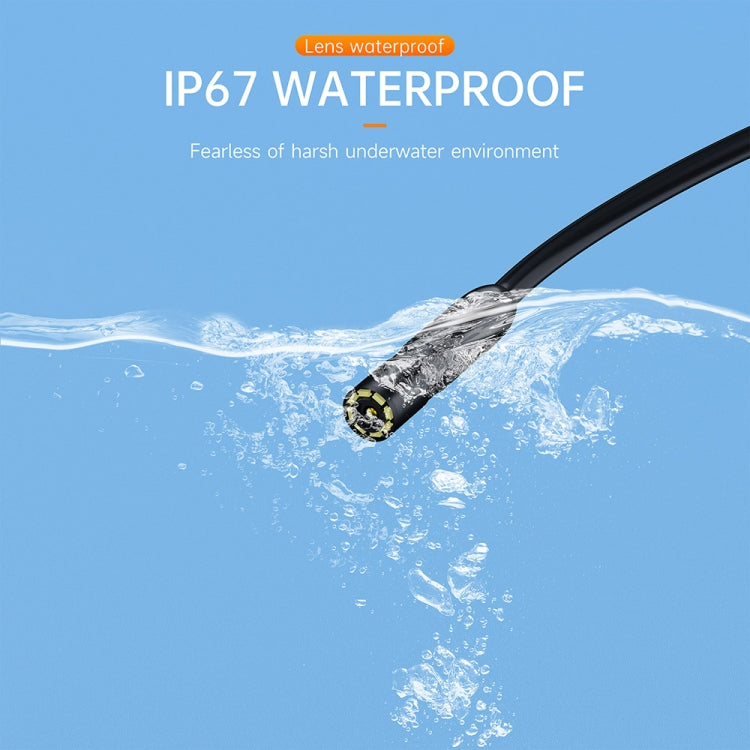 AN112 2 in 1 USB-C / Type-C + 8 Pin Interface 8mm HD Industry Endoscope, Length:2m Hard Tube -  by PMC TechLife | Online Shopping South Africa | PMC TechLife | Buy Now Pay Later Mobicred