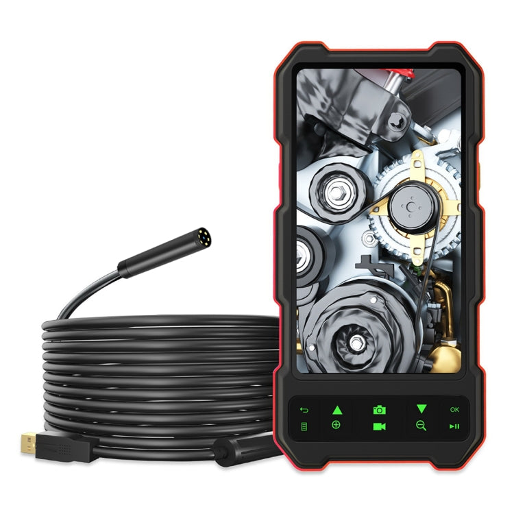 T21 4.5 inch IPS Color Screen 3.9mm Single Camera Split Hard Cable Industrial Endoscope, Length:1m(Black Red) -  by PMC TechLife | Online Shopping South Africa | PMC TechLife | Buy Now Pay Later Mobicred