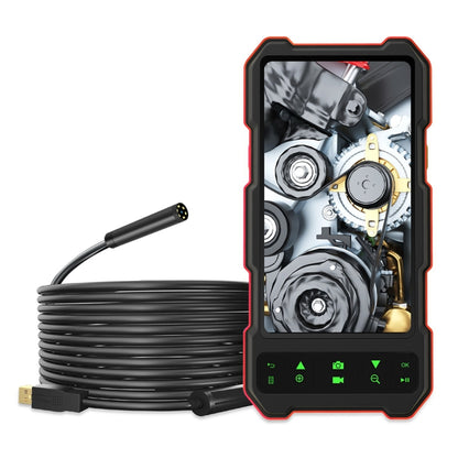 T21 4.5 inch IPS Color Screen 3.9mm Single Camera Split Hard Cable Industrial Endoscope, Length:2m(Black Red) -  by PMC Jewellery | Online Shopping South Africa | PMC Jewellery | Buy Now Pay Later Mobicred