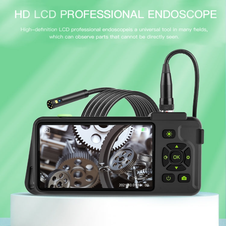 T22 4.5 inch IPS Color Screen 8mm Single Camera Hard Cable Industrial Endoscope, Length:10m(Black Orange) -  by PMC TechLife | Online Shopping South Africa | PMC TechLife | Buy Now Pay Later Mobicred