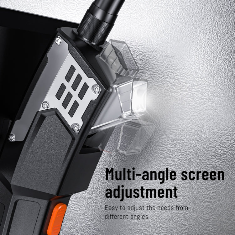 T27 5 inch IPS Color Screen 3.9mm Single Camera Handheld Hard Cable HD Industrial Endoscope, Length:2m(Orange Black) -  by PMC TechLife | Online Shopping South Africa | PMC TechLife | Buy Now Pay Later Mobicred