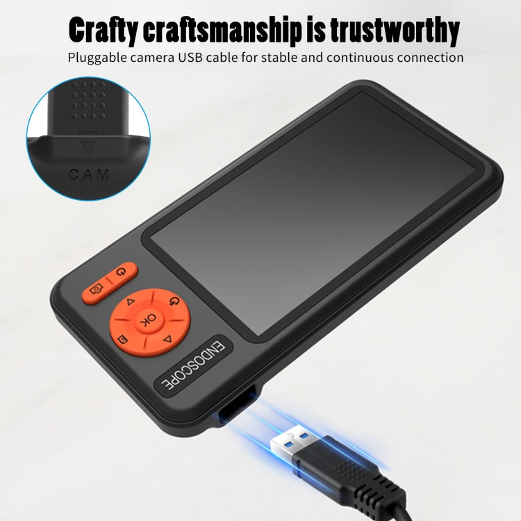 T29 5 inch IPS Screen 3.9mm Single Lens IP67 Waterproof Industrial Endoscope With Bracket, Length:2m -  by PMC TechLife | Online Shopping South Africa | PMC TechLife | Buy Now Pay Later Mobicred