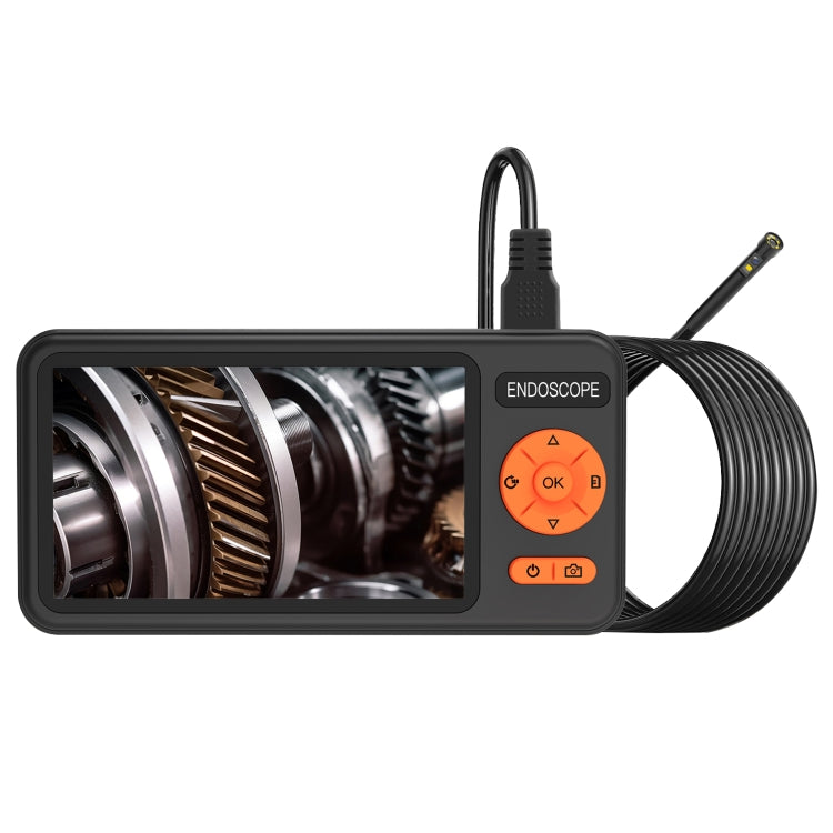 T29 5 inch IPS Screen 8mm Single Lens IP67 Waterproof Industrial Endoscope With Bracket, Length:5m - free shipping - PMC TechLife - Order now!