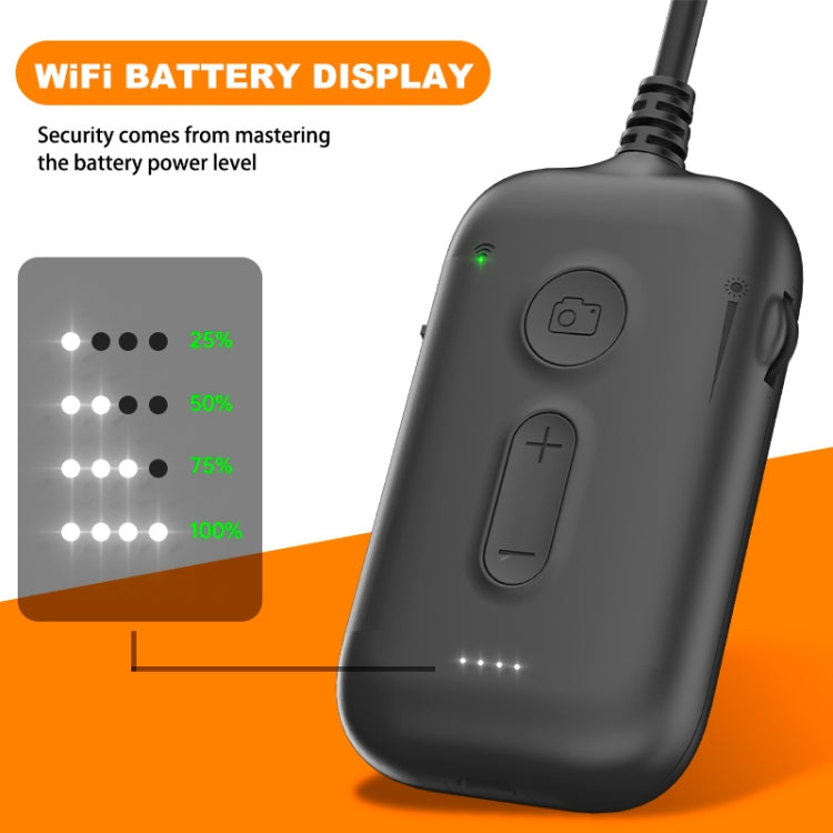 Y15 5.5mm Single Camera WiFi Connected Hard Cable HD Industrial Endoscope, Length:5m(Black) -  by PMC TechLife | Online Shopping South Africa | PMC TechLife | Buy Now Pay Later Mobicred