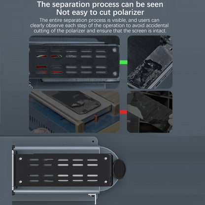 TBK 988X Thermostatic Heating Screen Separator, Plug:EU Plug - Separation Equipment by TBK | Online Shopping South Africa | PMC Jewellery | Buy Now Pay Later Mobicred