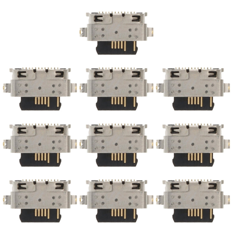 For Alcatel 3T 10 2020 8094 10pcs Charging Port Connector - Single Tail Connector by PMC TechLife | Online Shopping South Africa | PMC TechLife | Buy Now Pay Later Mobicred