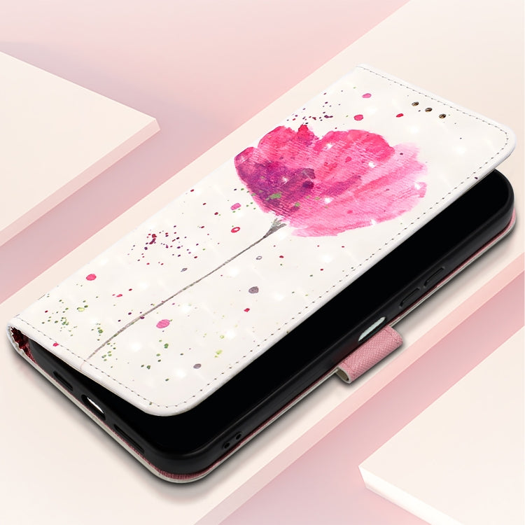 For Samsung Galaxy S25+ 5G 3D Painting Horizontal Flip Leather Phone Case(Flower) - Galaxy S25+ 5G Cases by PMC Jewellery | Online Shopping South Africa | PMC Jewellery | Buy Now Pay Later Mobicred