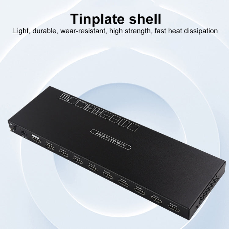 Measy MV4391 9-screen 4K HDMI 1080P Simultaneous Display Splitter(US Plug) - free shipping - PMC TechLife - Order now!