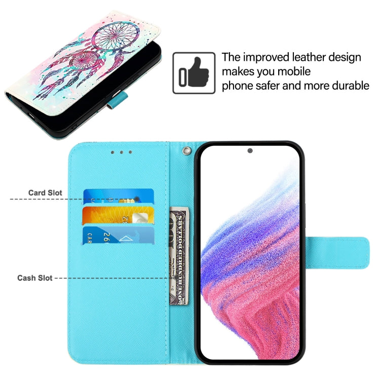 For Blackview Color 8 3D Painting Horizontal Flip Leather Phone Case(Color Drop Wind Chimes) - More Brand by PMC TechLife | Online Shopping South Africa | PMC TechLife | Buy Now Pay Later Mobicred