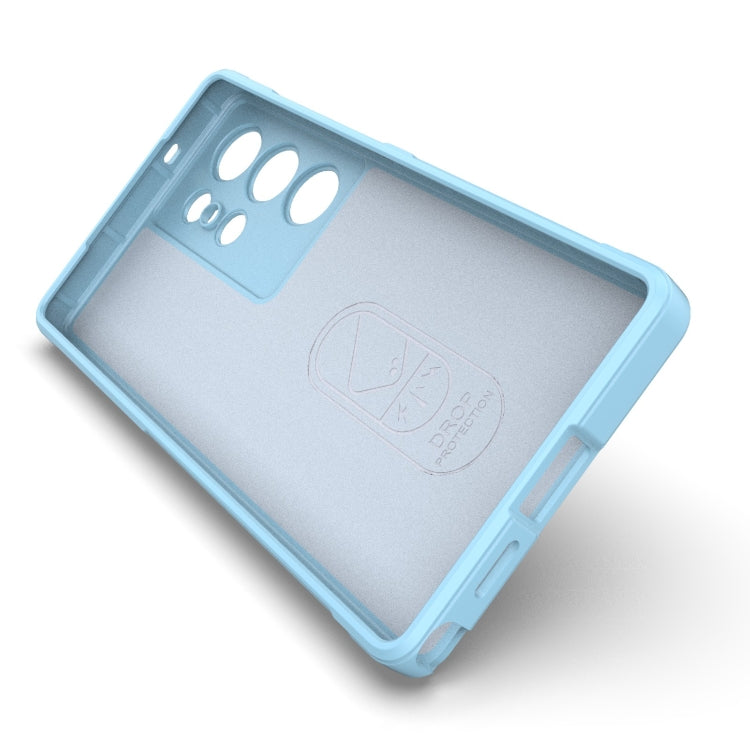 For Samsung Galaxy S25 Ultra 5G Magic Shield TPU + Flannel Phone Case(Dark Grey) - free shipping - PMC Jewellery - Order now!