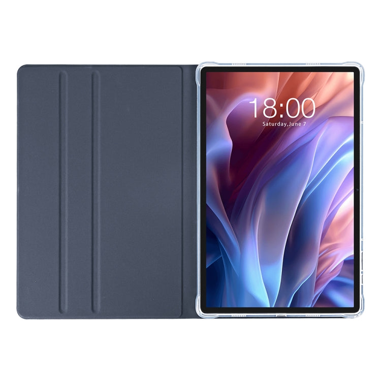 For Teclast T65 Max Anti-slip Texture Smart Tablet Leather Folio Case(Dark Blue) - Teclast by TECLAST | Online Shopping South Africa | PMC TechLife | Buy Now Pay Later Mobicred