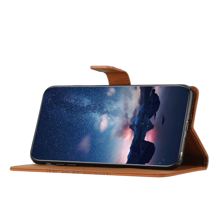 For Samsung Galaxy S25+ 5G Diamond Embossed Skin Feel Leather Phone Case(Brown) - Galaxy S25+ 5G Cases by PMC Jewellery | Online Shopping South Africa | PMC Jewellery | Buy Now Pay Later Mobicred