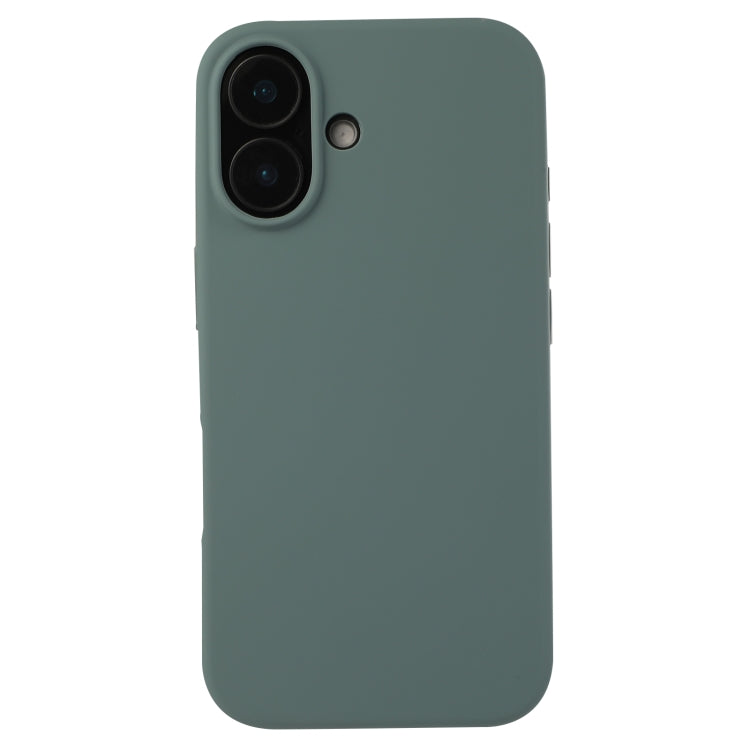 For iPhone 16 Plus Liquid Silicone Phone Case(Pine Needle Green) - free shipping - PMC TechLife - Order now!