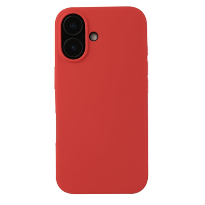 For iPhone 16 Plus Liquid Silicone Phone Case(Carmine Red) - iPhone 16 Plus Cases by PMC Jewellery | Online Shopping South Africa | PMC Jewellery | Buy Now Pay Later Mobicred