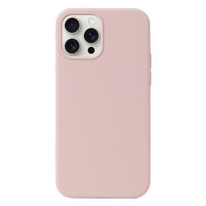 For iPhone 16 Pro Liquid Silicone Phone Case(Sand Pink) - iPhone 16 Pro Cases by PMC Jewellery | Online Shopping South Africa | PMC Jewellery | Buy Now Pay Later Mobicred