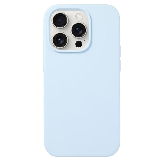 For iPhone 16 Pro Max Liquid Silicone Phone Case(Sky Blue) - iPhone 16 Pro Max Cases by PMC Jewellery | Online Shopping South Africa | PMC Jewellery | Buy Now Pay Later Mobicred