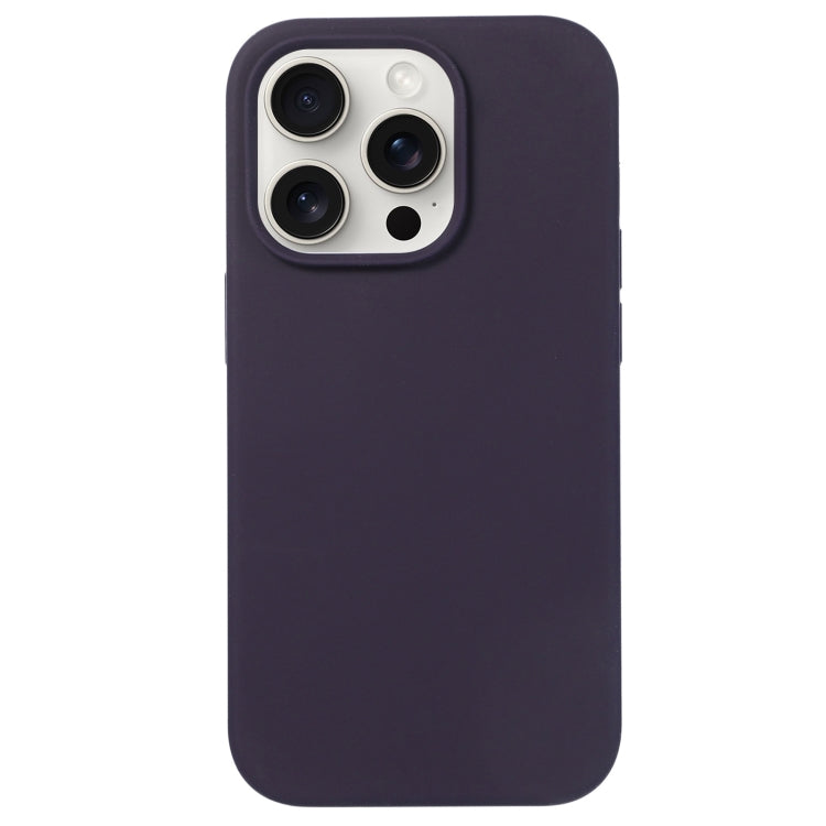 For iPhone 16 Pro Max Liquid Silicone Phone Case(Berry Purple) - iPhone 16 Pro Max Cases by PMC TechLife | Online Shopping South Africa | PMC TechLife | Buy Now Pay Later Mobicred