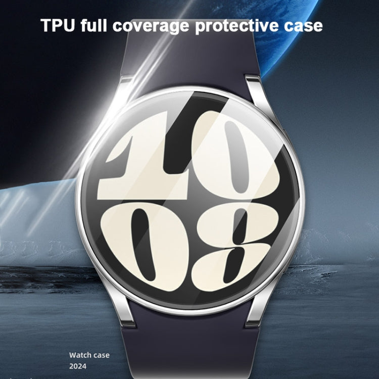 For Samsung Galaxy Watch FE 40mm Full Coverage Electroplated TPU Watch Protective Case(Rose Gold) - Watch Cases by PMC TechLife | Online Shopping South Africa | PMC TechLife | Buy Now Pay Later Mobicred