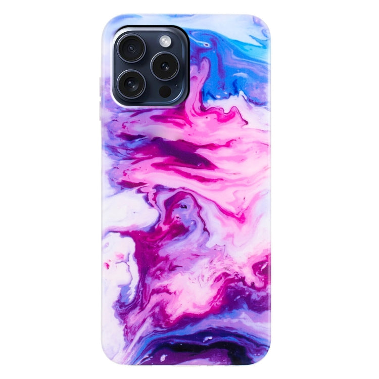 For iPhone 16 Pro IMD Marble TPU Phone Case(Red) - iPhone 16 Pro Cases by PMC TechLife | Online Shopping South Africa | PMC TechLife | Buy Now Pay Later Mobicred