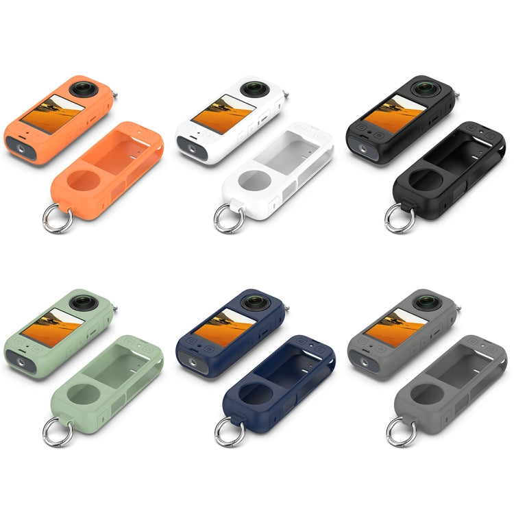 For Insta360 X3 Portable Silicone Protective Case(Ice Green) - Case & Bags by PMC TechLife | Online Shopping South Africa | PMC TechLife | Buy Now Pay Later Mobicred