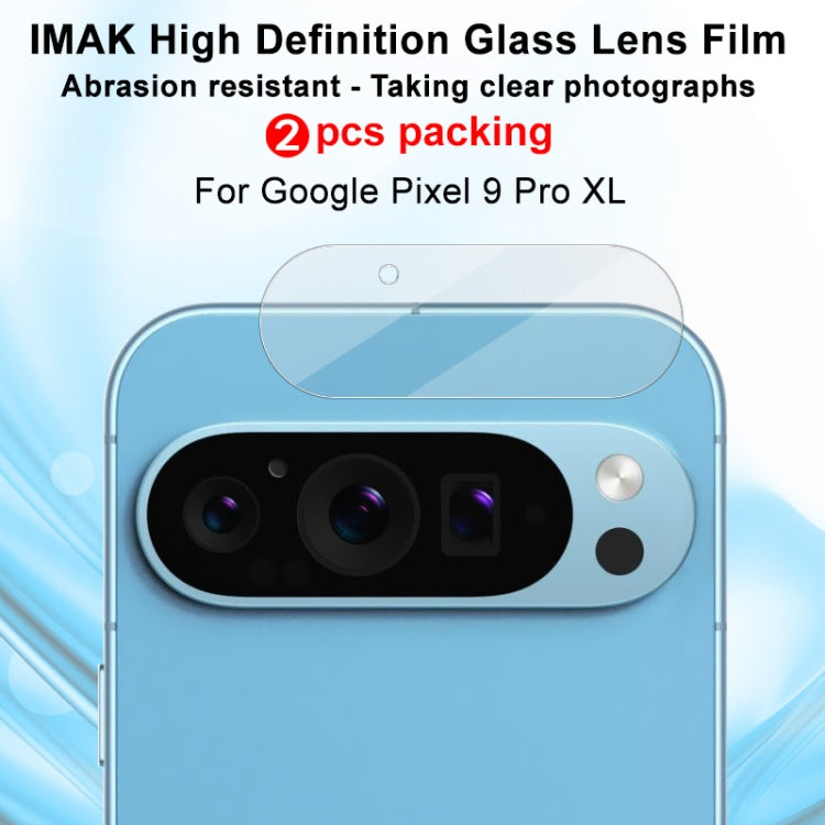 For Google Pixel 9 Pro XL 2pcs/Set imak HD Glass Lens Film, Scaled Down Version - Other by imak | Online Shopping South Africa | PMC TechLife | Buy Now Pay Later Mobicred