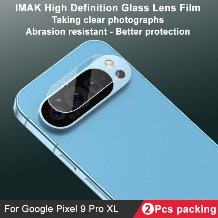For Google Pixel 9 Pro XL 2pcs/Set imak HD Glass Lens Film, Scaled Down Version - Other by imak | Online Shopping South Africa | PMC TechLife | Buy Now Pay Later Mobicred