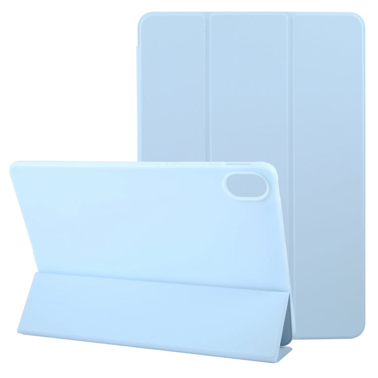 For Huawei MatePad 11.5 S GEBEI 3-folding Holder Shockproof Flip Leather Tablet Case(Sky Blue) - free shipping - PMc TechLife - Order now!