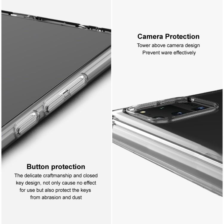 For Google Pixel 9 Pro IMAK UX-5 Series Transparent Shockproof TPU Protective Phone Case(Transparent  Black) - Google Cases by imak | Online Shopping South Africa | PMC TechLife | Buy Now Pay Later Mobicred