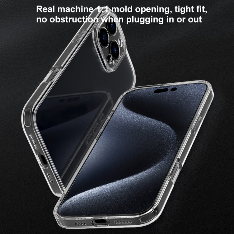 For iPhone 16 Pro Four Corner Airbag Transparent Glass Phone Case - iPhone 16 Pro Cases by PMC Jewellery | Online Shopping South Africa | PMC Jewellery | Buy Now Pay Later Mobicred