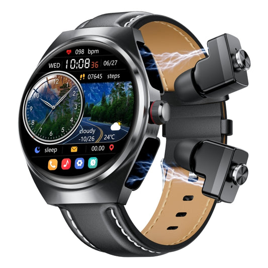 GT95 1.53 inch IPS Screen 2 in 1 Bluetooth Earphone Smart Watch(Black) - Smart Watches by PMC Jewellery | Online Shopping South Africa | PMC Jewellery | Buy Now Pay Later Mobicred