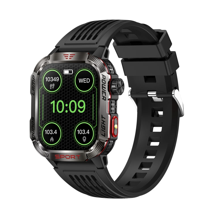 HT29 2.01 inch IPS Screen Triple Proof Smart Watch with Banknote Detector Light(Black) - Smart Watches by PMC Jewellery | Online Shopping South Africa | PMC Jewellery | Buy Now Pay Later Mobicred