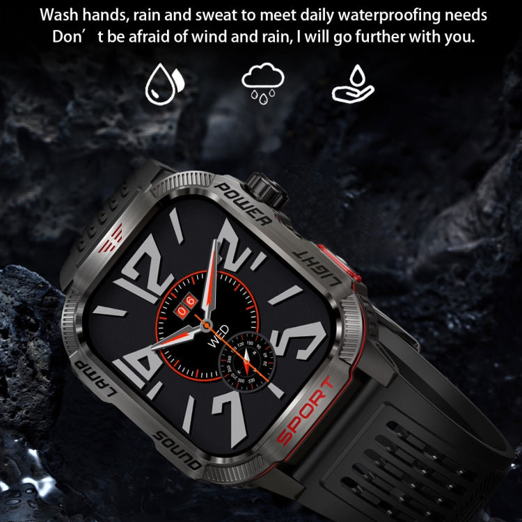 HT29 2.01 inch IPS Screen Triple Proof Smart Watch with Banknote Detector Light(Green) - Smart Watches by PMC TechLife | Online Shopping South Africa | PMC TechLife | Buy Now Pay Later Mobicred